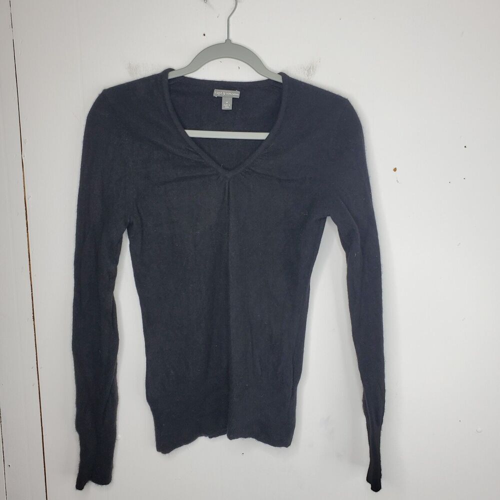 Apt. 9 Women's V-Neck Sweater - Dark Gray